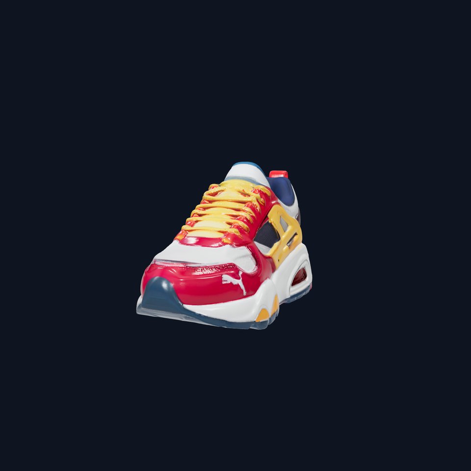 Vibrant Athletic Sneaker D Model Pack